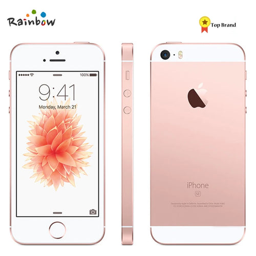 Original Unlocked Apple iPhone SE  4G LTE Smartphone  2GB RAM 16/64GB ROM Touch ID Mobile Phone