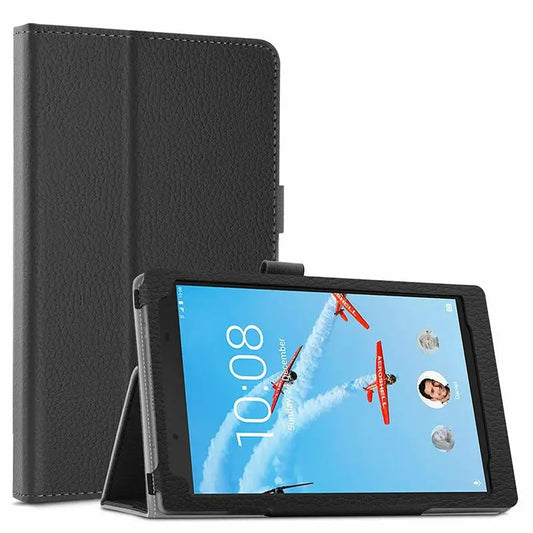 Case For Lenovo Tab 4 8 Plus 2017 Flip Litchi PU Leather Cover for Lenovo Tab4 8 Plus M8 FHD E8 TB-8704 Folio Case Wake up/Sleep