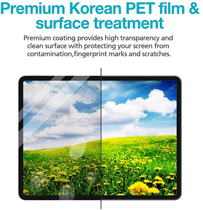 30D Pet Film Screen Protector For Samsung Galaxy Tab S7 S6 lite S5E A7 A 8.0 8.4 8.7 10.1 10.4 10.5 11 2021 2020 2019 2018