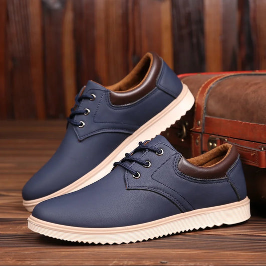 Men Leather Casual Shoes Men 2020 Summer Brand Comfortable Flat Shoes for Men Trendy Sneaker Men Oxfords Shoes