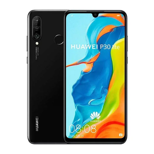 Huawei-P30 Lite,Smartphone Android,6.15 inch,Unlock,6+128GB ROM,24MP+32MP,Google Play Store,Cellphones,Global,Mobile phones