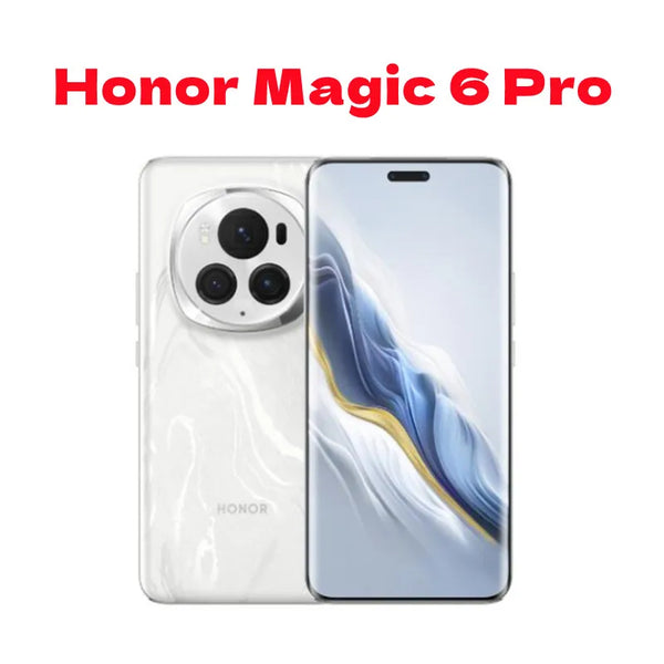 New Honor Magic 6 Pro 5G Mobile Phone 5600mAh Battery 80W 6.80" OLED 120Hz 50MP Rear Three Camera Android 14 NFC