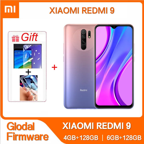 Original Xiaomi Redmi 9 4GB 64GB /128GB Smartphone 5020 mAh MediaTek Helio G80 6.53'' 13.0MP 8.0MP 2340x1080 4G Smartphone