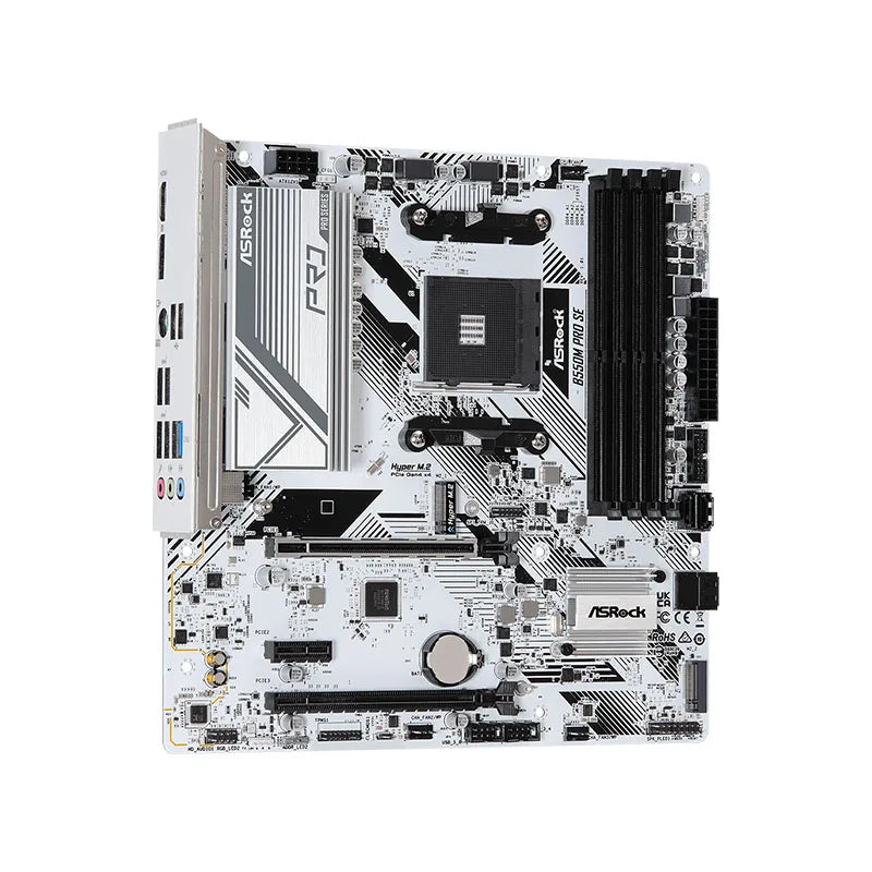 Asrock B550M Pro SE New Motherboard B550 AMD PRO565 Socket AM4  DDR4 128GB PCI-E 4.0 M.2 SATA III 4733+(OC)MHz USB 3.2