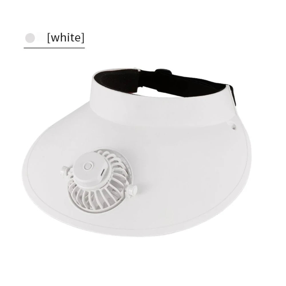 2024 Fan Sun Cap High Wind Speed Large Air Volume Fashionable and Portable USB Charging with Multiple Adjustable Settings Gift