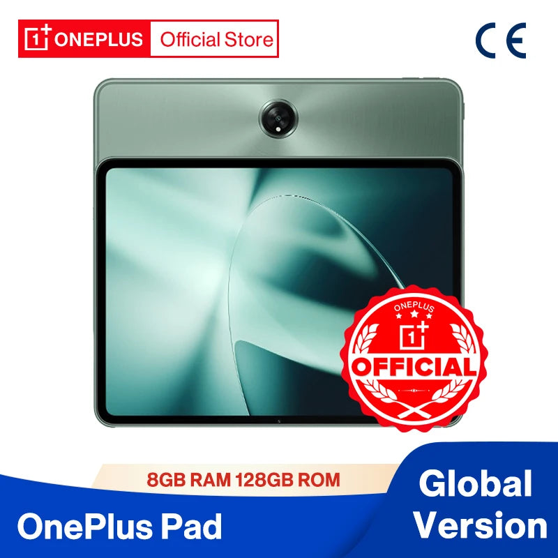 World Premiere OnePlus Pad Global Version Tablet 8GB 128GB 11.61 144Hz Display 67W SUPERVOOC Dimensity 9000 13MP Rear Camera