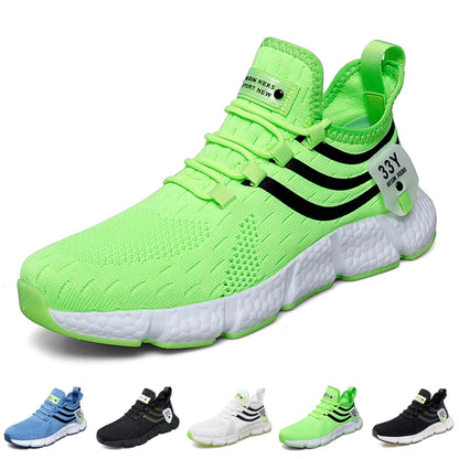 Men's and Women's Shoes Summer Fashion Running Shoes Breathable and Comfortable Walking and Mountaineering