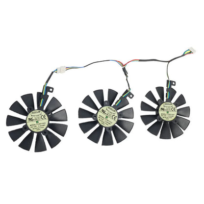 87MM T129215SU 6Pin GTX1060 Video Card Fan Replacement For ASUS Strix GTX 1060 OC 1080 1070 1080Ti RX 480 Video Card Fan Cooler