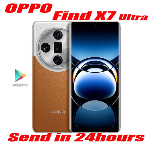 OPPO Find X7 Ultra 5G Smart Phone 6.82'' 120Hz AMOLED Screen 5000mAh 100W Super VOOC 50W Wireless Charge OTG 50MP OTA