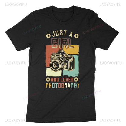 Everyone Is A Photographer Until Funny Photography cotton T Shirts Summer Streetwear Christmas Present Camera Gifts Men T-shirt