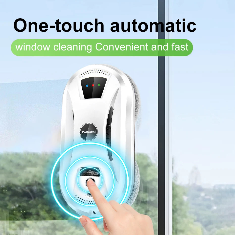 PuRuiKai Home Window Cleaning Robot Smart Window Glass Vacuum Cleaner One-key Glass Wall Cleaning Machine