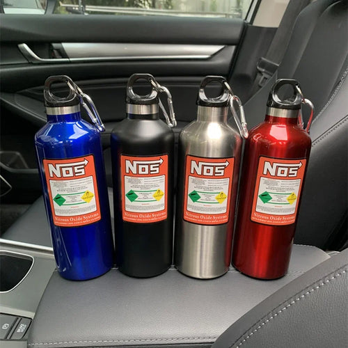 Car Insulation Cup NOS Nitrogen Cylinder Vacuum Stainless Steel Kettle 500 Ml Capacity Travel Sports Bottle Water Cup Ornaments