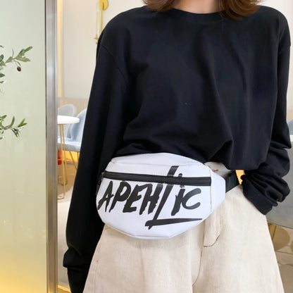 Women Waist Waterproof Bag Men New Letter Fanny Packs Hip-Hop Crossbody Bags Belt Bag Harajuku Shoulder Sports Waist Bag