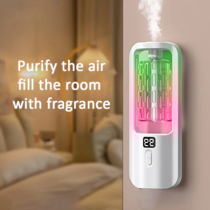 Air Humidifier Wall-mounted Automatic Oil  Aromatherapy Machine Usb Rechargeable Fragrance Sprayer Deodorizing Air Purifying