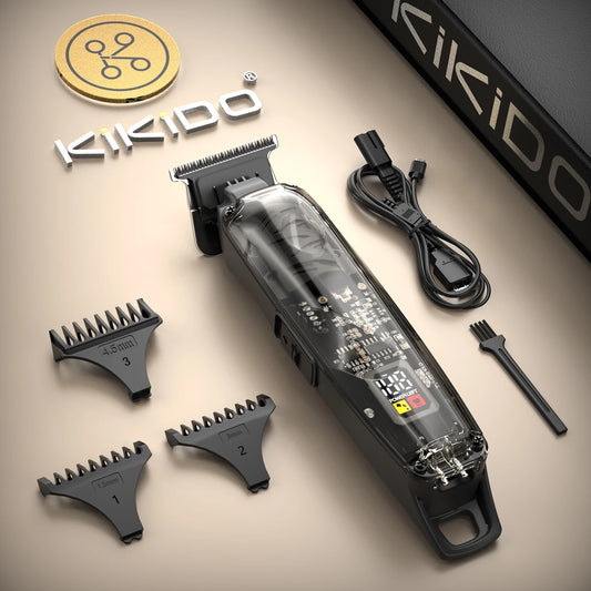 KIKIDO KK-314 Hair Trimmer for Men, Rechargeable Hair Clippers,Home Haircut Kit, Cordless Barber Grooming Sets