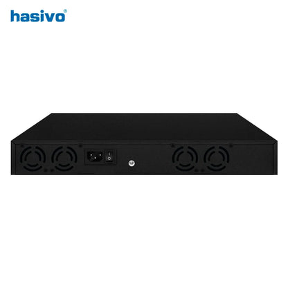 Hasivo All 10 Gigabit PoE or Without PoE Ethernet Switch 8*10gbps RJ45 Port Network Plug and Play 10gbe 10gb 10000mbps