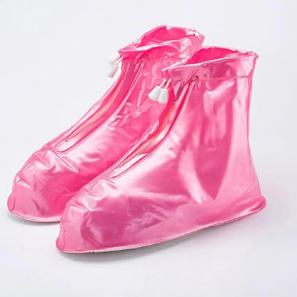 Convenient Women Shoe Covers Zipper Closure Easy to Clean Rain Shoe Protectors Women Rain Shoes Boots Overshoes Covers