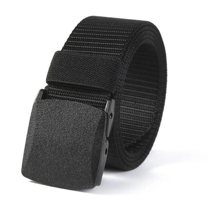 MYMC Belt for Men with Automatic Buckle Military Army Waistband for Casual Durable Belts Nylon Outdoor Tactical Canvas Belts Man