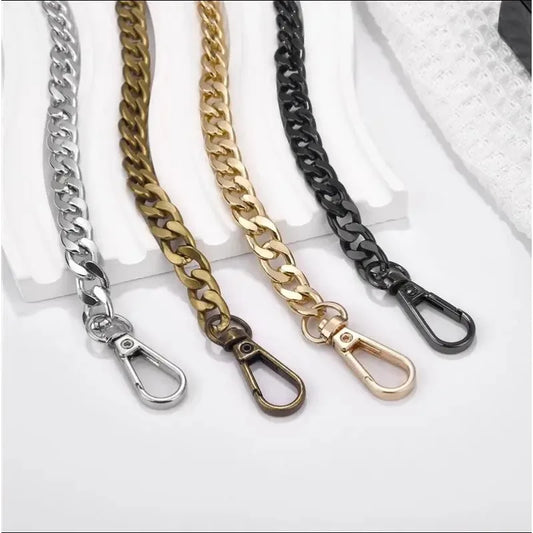 Metal Aluminum Replacement Bag Chain Parts Accessories for Hand-Woven DIY Handmade Workshop Studio Detachable Straps