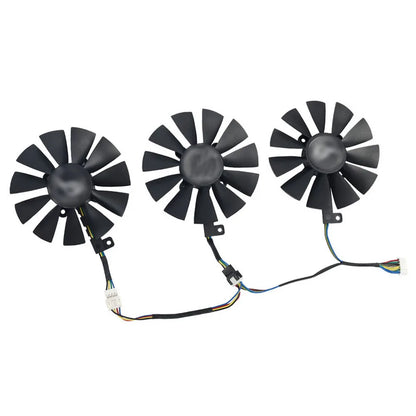 87MM T129215SU 6Pin GTX1060 Video Card Fan Replacement For ASUS Strix GTX 1060 OC 1080 1070 1080Ti RX 480 Video Card Fan Cooler