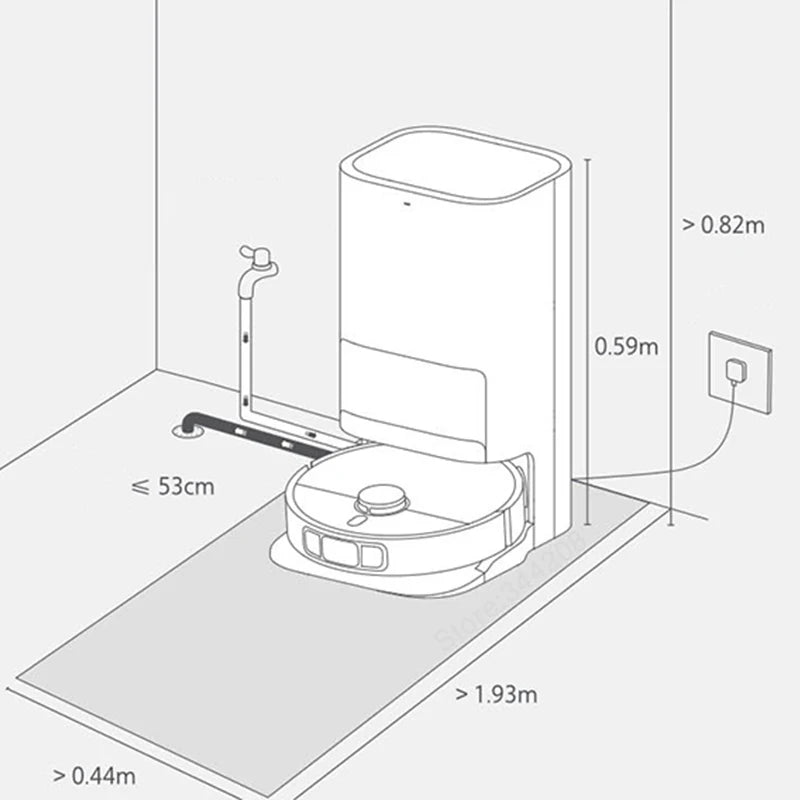 XIAOMI MIJIA OMNI 2/M30 pro/M30s Robot Vacuum Cleaners Series Automatic Water Drainage System 2.0 Spare Parts Pack Accessories