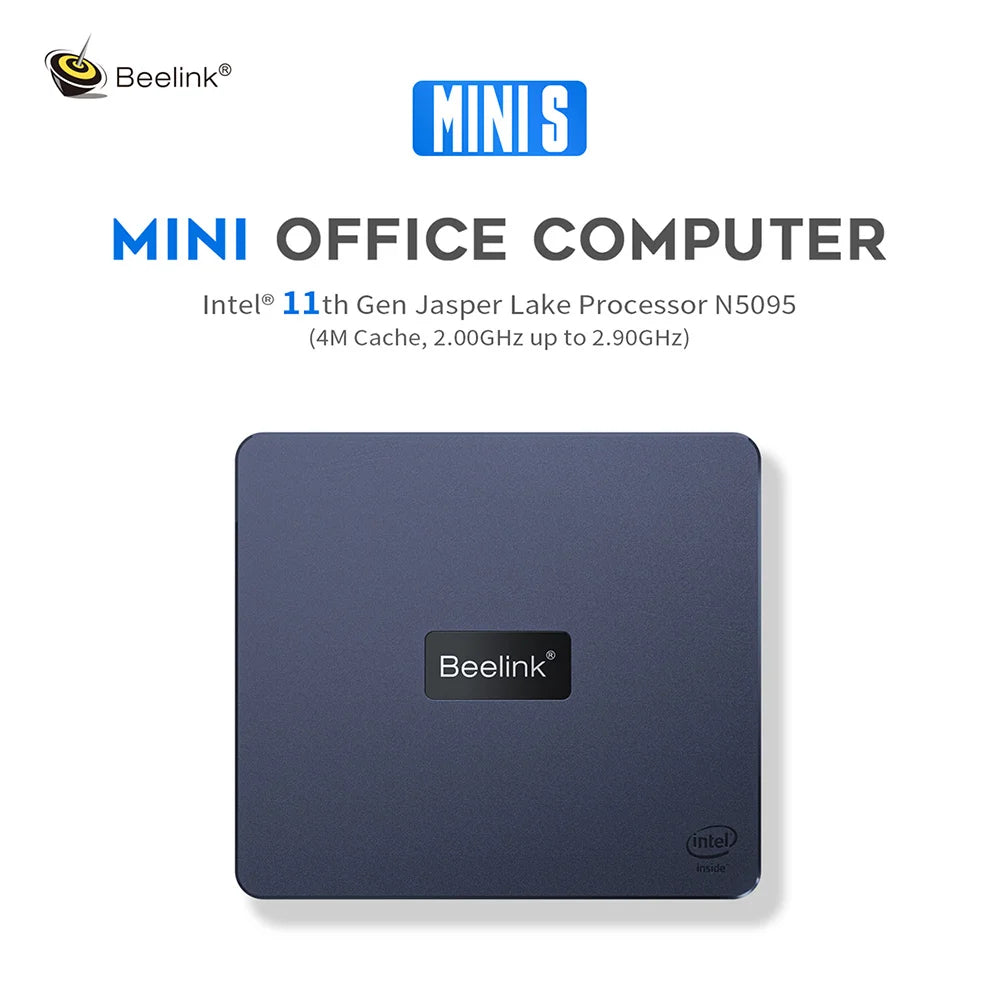 Beelink Mini S12 Pro Intel 12th N100 Intel 11th N5095 Mini PC 8GB 128GB 256G SSD N95 Desktop Gaming Computer VS GK3V