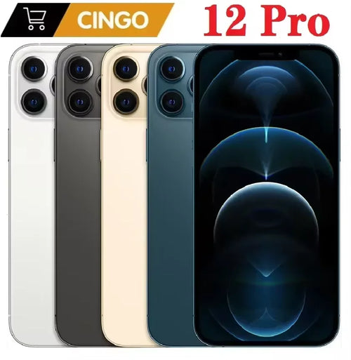 iPhone 12 Pro 5G LTE 6.1'' 6GB&128/256GB IOS Cellphone iphone 12pro A14 Bionic 12MP Mobile Phone