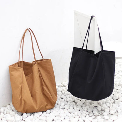 New Women Handbags Reusable Canvas Shoulder Bags Multifunctional Large Capacity Shopping Bag Casual Hand Bag Bolsas Feminina