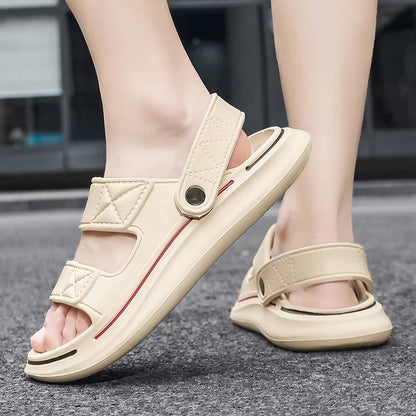 Summer Men Slippers EVA Soft-soled Platform Slides Unisex Sneaker Sandals Casual Beach Shoes Women Indoor Outdoor Flip Flops