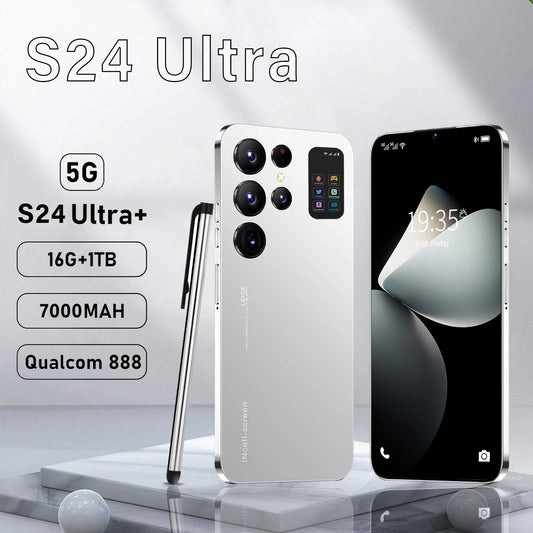 Global version original S24 Ultra smartphone Qualcomm 888 16G+1TB 7000mAh 48+72MP dual SIM dual standby 5G phone Android13 phone