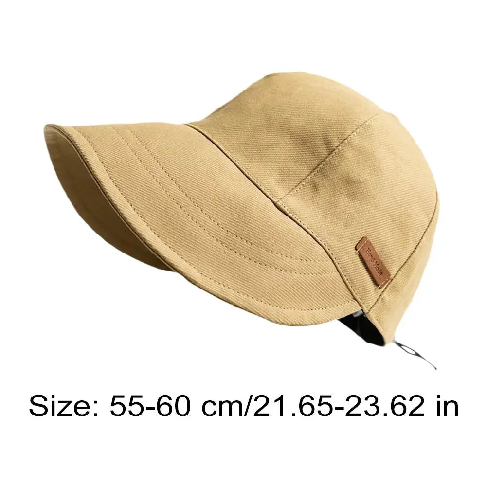 2024 UV Protection Hat Without Makeup Fisherman Cap Sun Hat Portable Foldable Wide Brim Sun Protection Hats Summer Adjustable