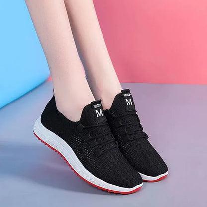 Women Air Sport Running Shoes Mesh Breathable Walking Women Sneakers Comfortable White Fashion Casual Sneakers