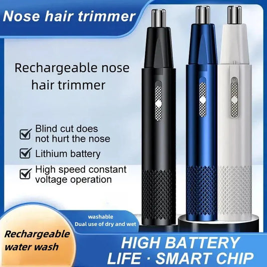 112 Rechargeable Electric Nose Hair Trimmer For Both Men And Women Washable Nose Hair Trimmer For Cleaning