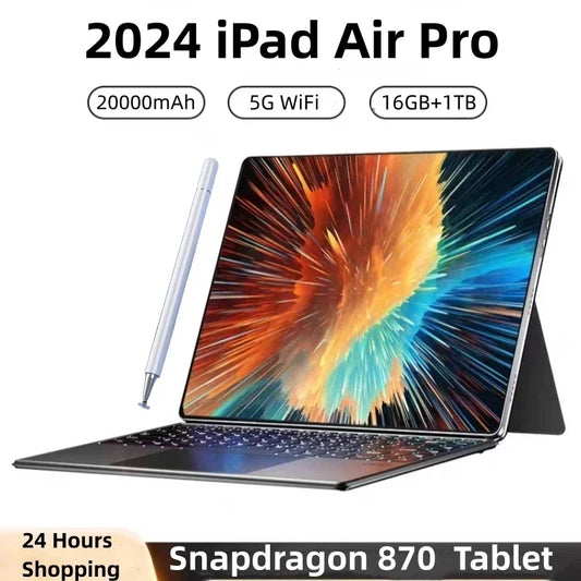 Tablet iPad Air Pro, 11 inches, 16GB/1TB, Dean，Android 13， Core board, PC, phone, tourist, WiFi, original 2024