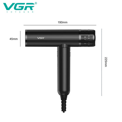 VGR Hair Dryer Professional Brushless Motor Hair Dryer Machine Negative Ion 110000 RPM Wired Hair Salon for Household Use V-427