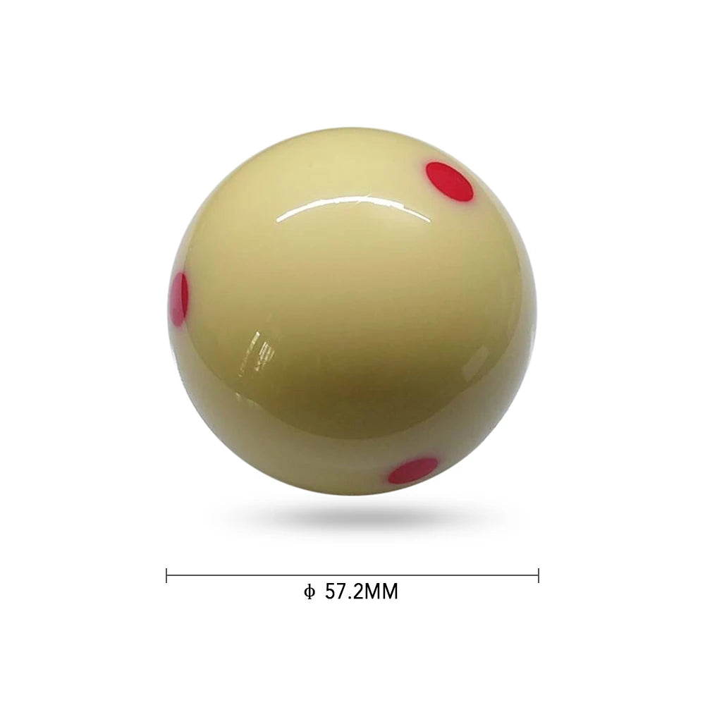 1 PCS White Cue Ball 57.2MM Billiard Ball Cue Ball