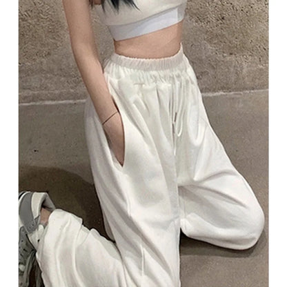 Oversize Sweatpants For Women High Waist Sports Pants Fashion Casual Baggy Pants Female Joggers Streetwear Harajuku Trousers