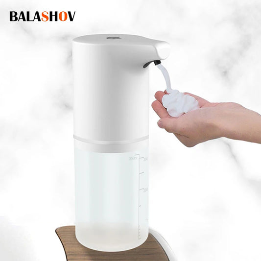 Touchless Automatic Soap Foam Dispenser USB Rechargeable Liquid Foam Hand Washer Machine Bathroom Infrared Sensor Soap Dispenser