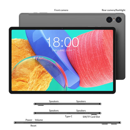 Teclast T50 Pro Android 13 Tablet MTK G99 11" TDDI 2K Full HD 8GB RAM 256GB ROM Dual 4G LTE Type-C 8000mAh 18W PD Fast Charging