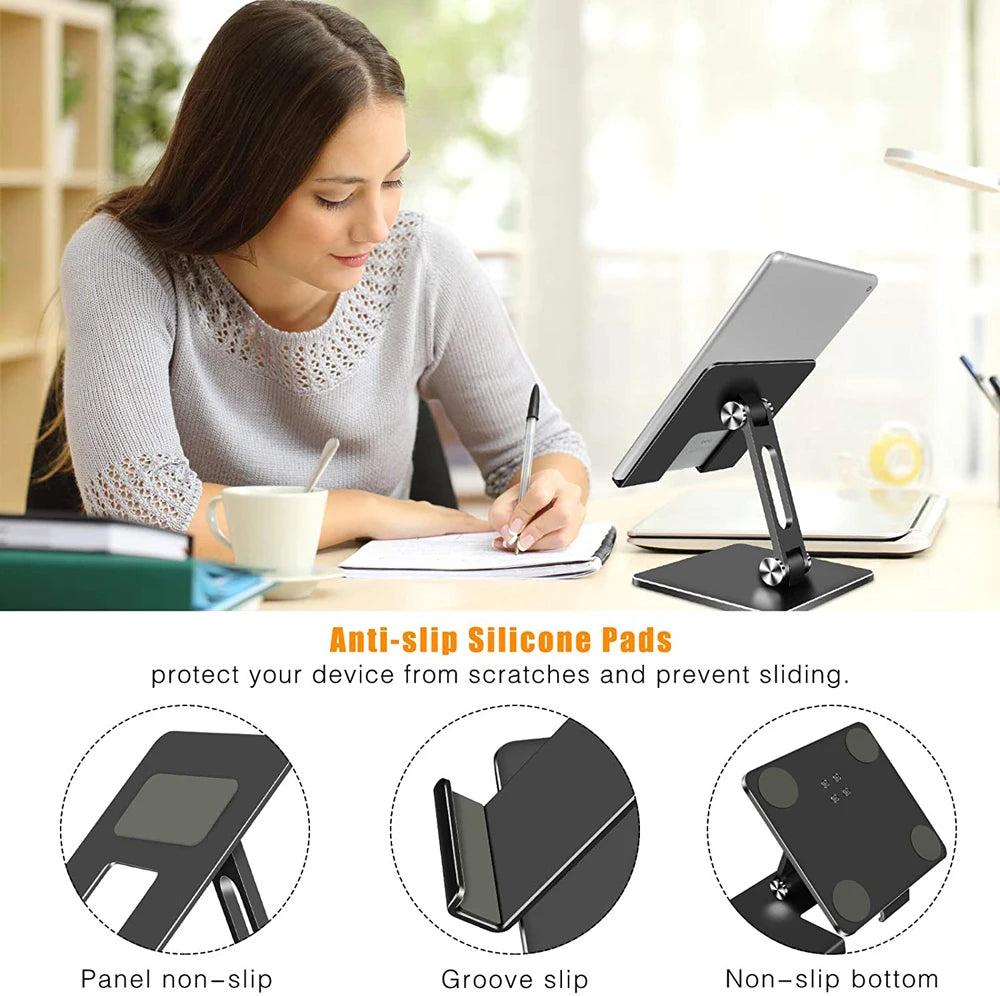 Alloy rigid desktop mobile phone stand foldable iPad tablet support mobile phone table stand lazy holder smartphone mounting