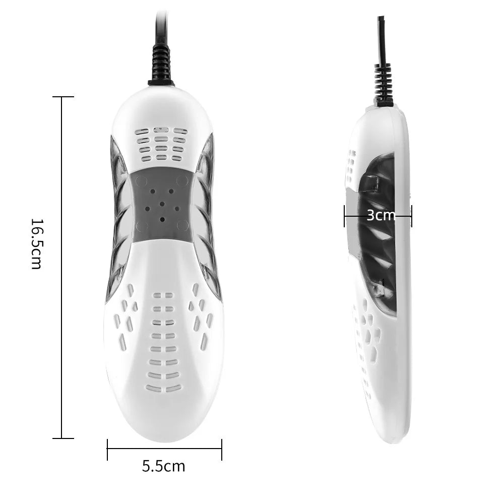 220V/110V Race Car Shape Voilet Light Shoe Dryer Protector Odor Deodorant Dehumidify Device Shoes Drier Machine Heater