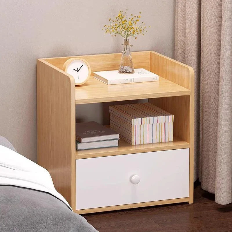 2024 New Night Stand Set Bedroom Furniture With Lock Storage Drawer Cabinet  Multi-Layer  Nordic Minimalist Nightstands