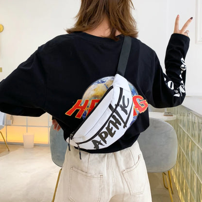 Women Waist Waterproof Bag Men New Letter Fanny Packs Hip-Hop Crossbody Bags Belt Bag Harajuku Shoulder Sports Waist Bag