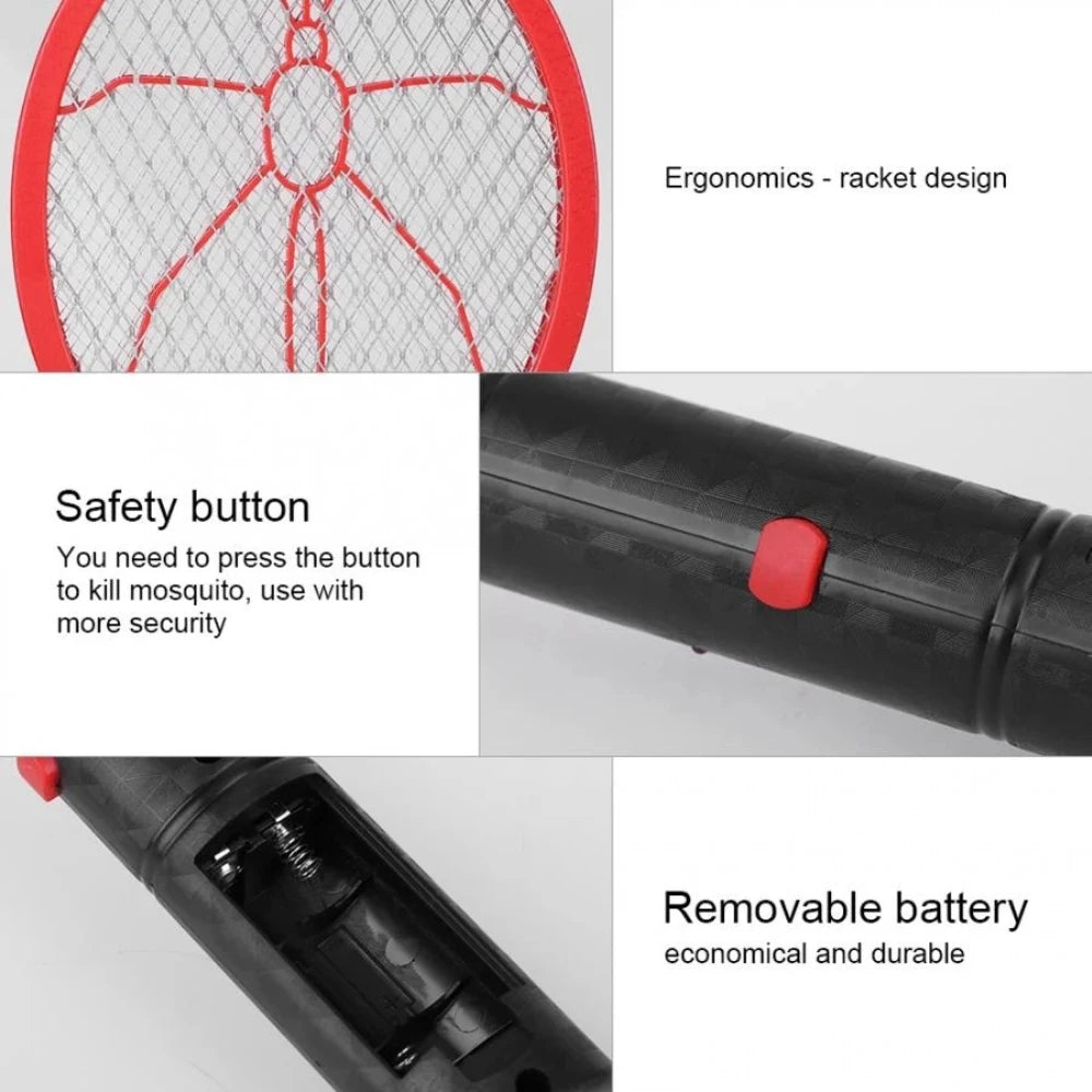 Battery Power Mosquitos Killer Electric Summer Lightweight Insects Killer Portable Swatter Racket HomeElectronic Mosquito Killer