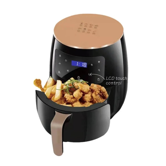 Freidora De Aire 6 Liters Air Fryer Large Capacity Touch Chips Machine Fried Chicken Deep Frying Pan