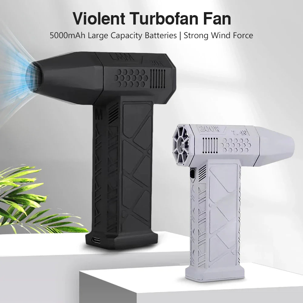 X3 Violent Blower 130,000 RPM Mini Turbo Jet Fan Handheld Brushless Motor  Wind Speed industrial Duct Fan