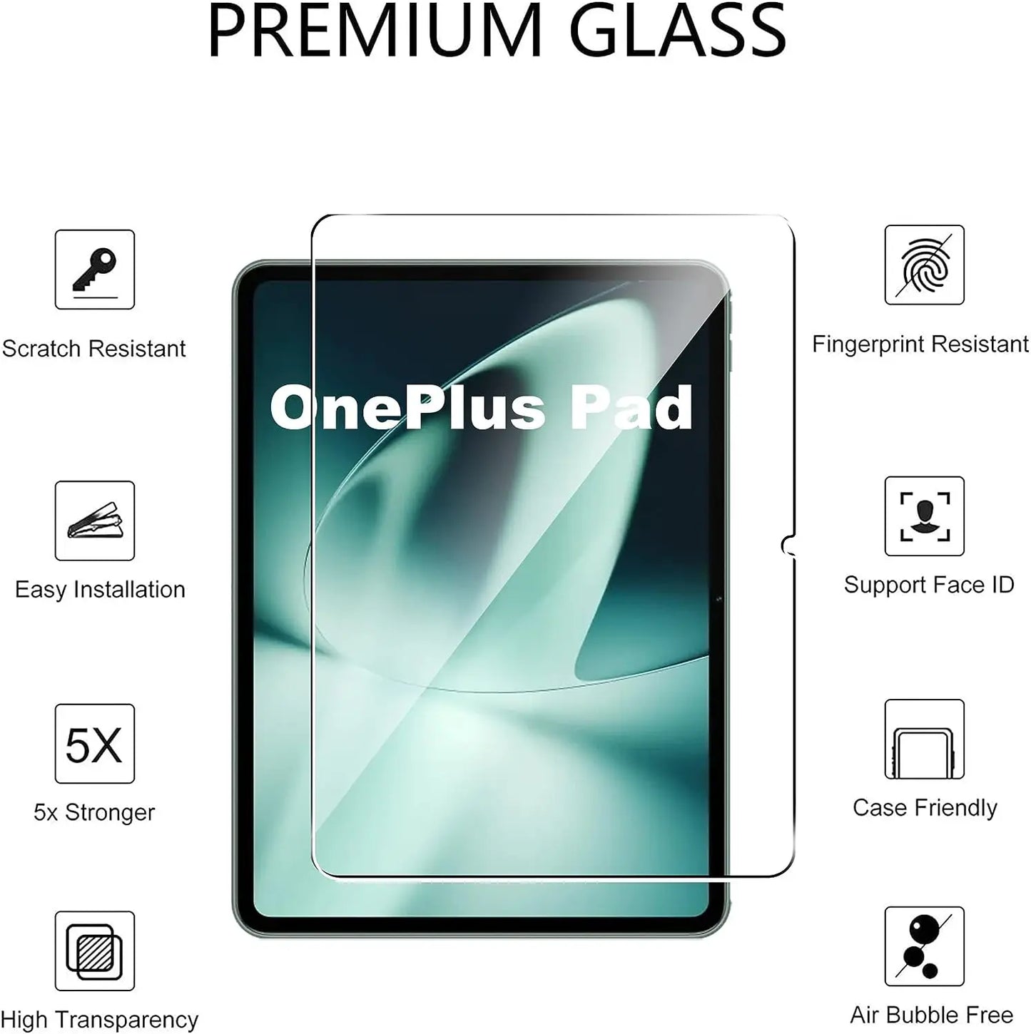 9H Tempered Glass Screen Protector For OnePlus Pad 11.61 Inch 2023 Tablet Bubble Free Ultra Clear Protective Film One Plus