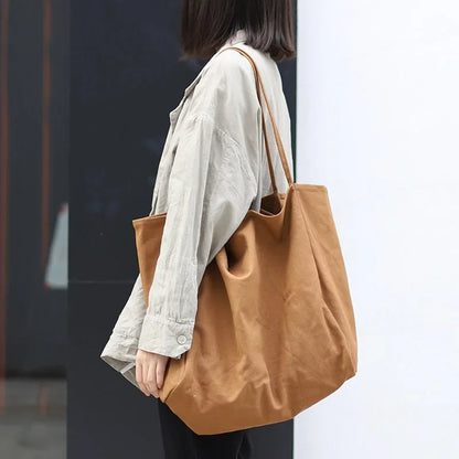 New Women Handbags Reusable Canvas Shoulder Bags Multifunctional Large Capacity Shopping Bag Casual Hand Bag Bolsas Feminina