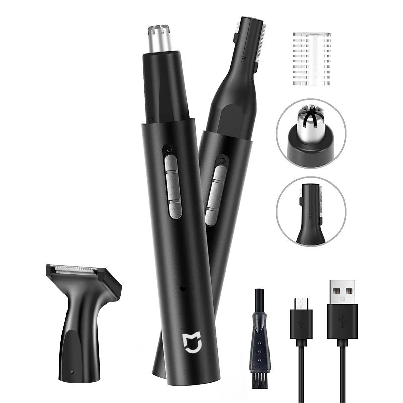 2023 Xiaomi Mijia Electric Ear Nose  Hair Trimmer for Men Women 3 in 1 Hair Clipper Shaver Painless  Sideburns Eyebrows Beard