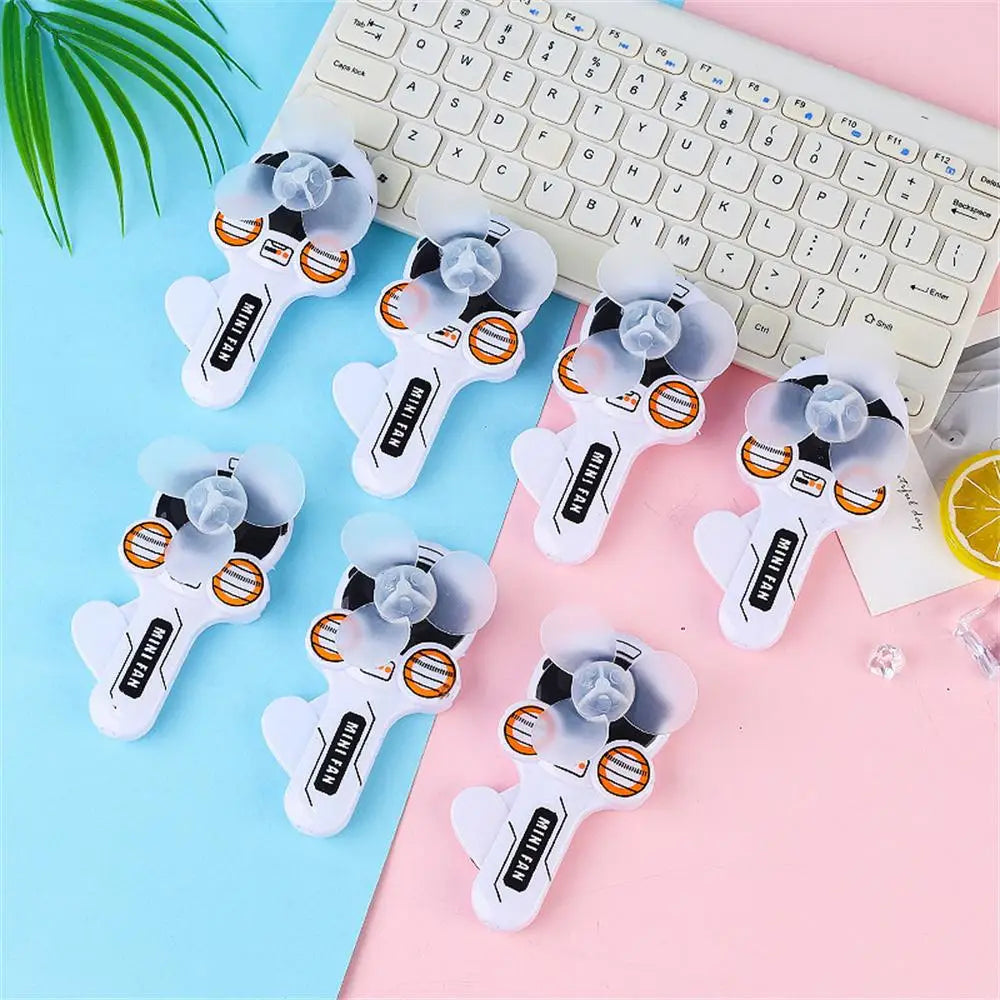 1~10PCS Hand-held Fan Creative Hand Pressure Comfortable Portable Cooling Appliance Mini Fan Hand Pressure Fan